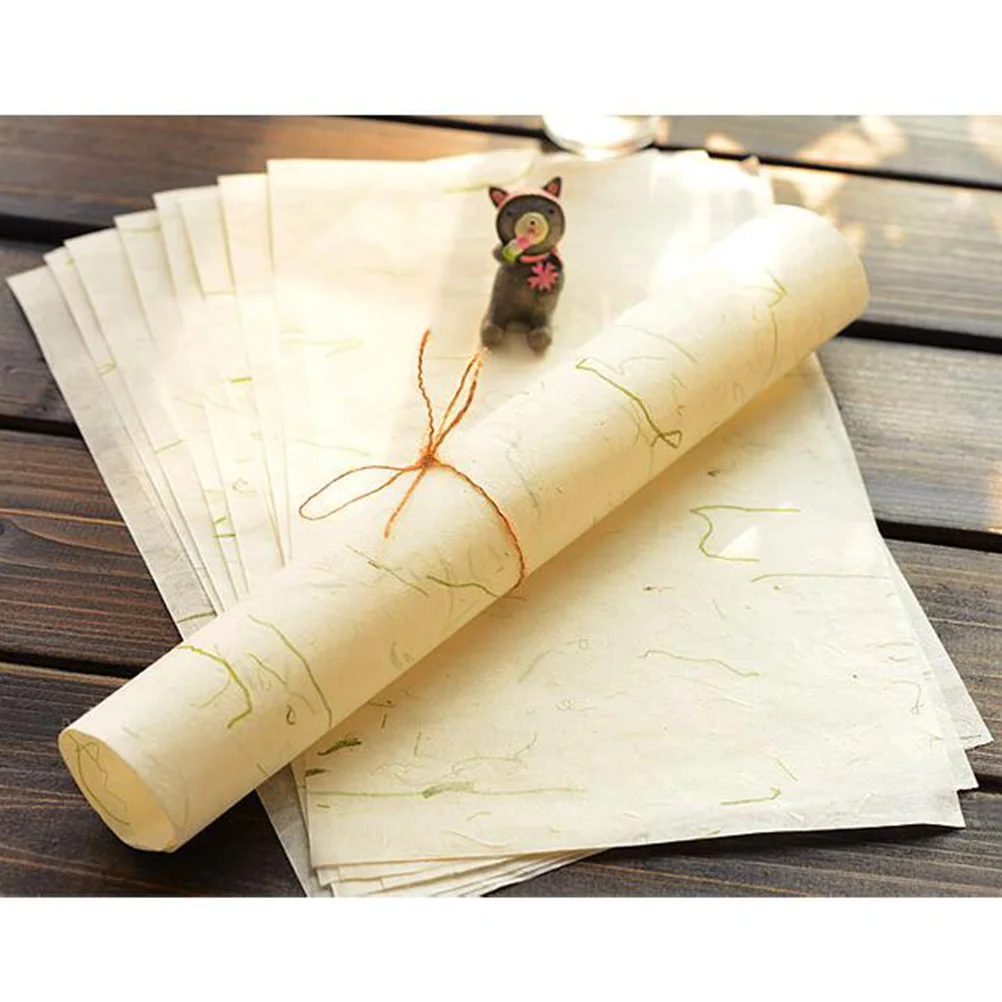 Chinese Calligraphy Xuan Rice Paper: 40 Sheet Natural Flower Xuan Paper Sumi Brush Paper Tissue Paper for Crafts Letter Writing
Chinese Calligraphy Xuan Rice Paper: 40 Sheet Natural Flower Xuan Paper Sumi Brush Paper Tissue Paper for Crafts Letter Writing
