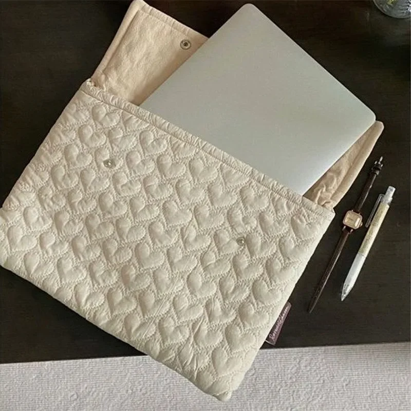 Laptop Bag Notebook Sleeve Case Beige Cute Love-Heart Tablet Inner Bag Computer Protection Case Protector Cover
Laptop Bag Notebook Sleeve Case Beige Cute Love-Heart Tablet Inner Bag Computer Protection Case Protector Cover