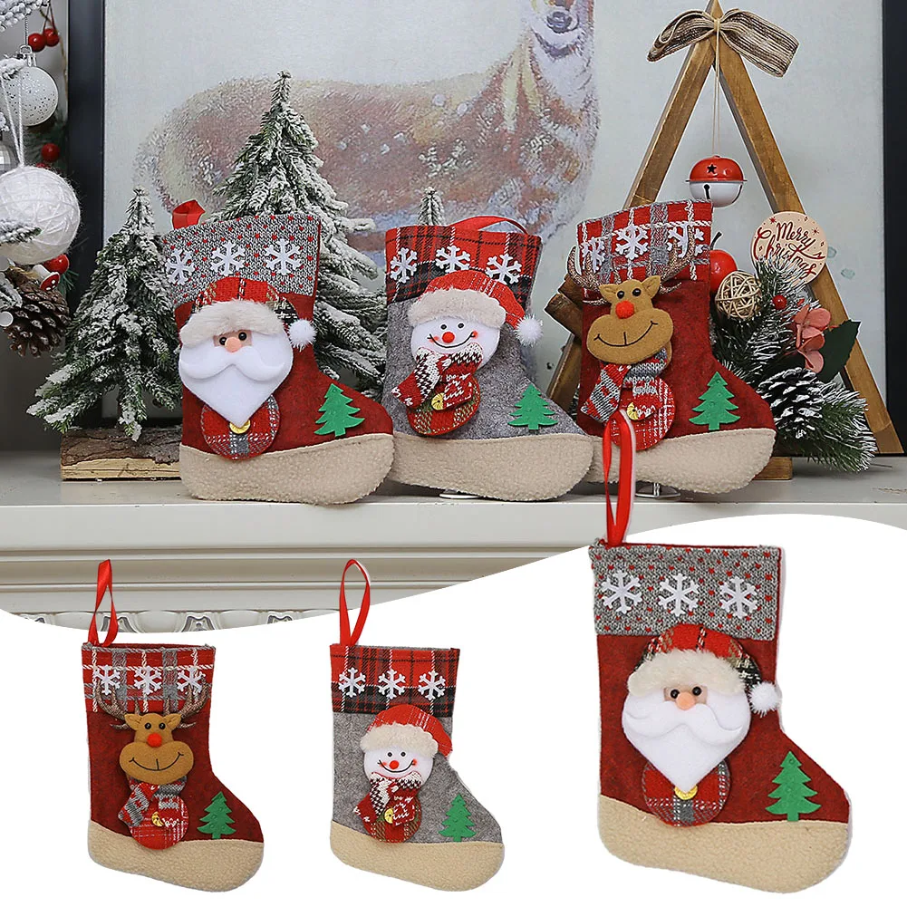 1/3pcs Christmas Cartoon Fabric Small Christmas Stocking Bedside Gift Bag With Lanyard For Christmas Tree Decoration
1/3pcs Christmas Cartoon Fabric Small Christmas Stocking Bedside Gift Bag With Lanyard For Christmas Tree Decoration
