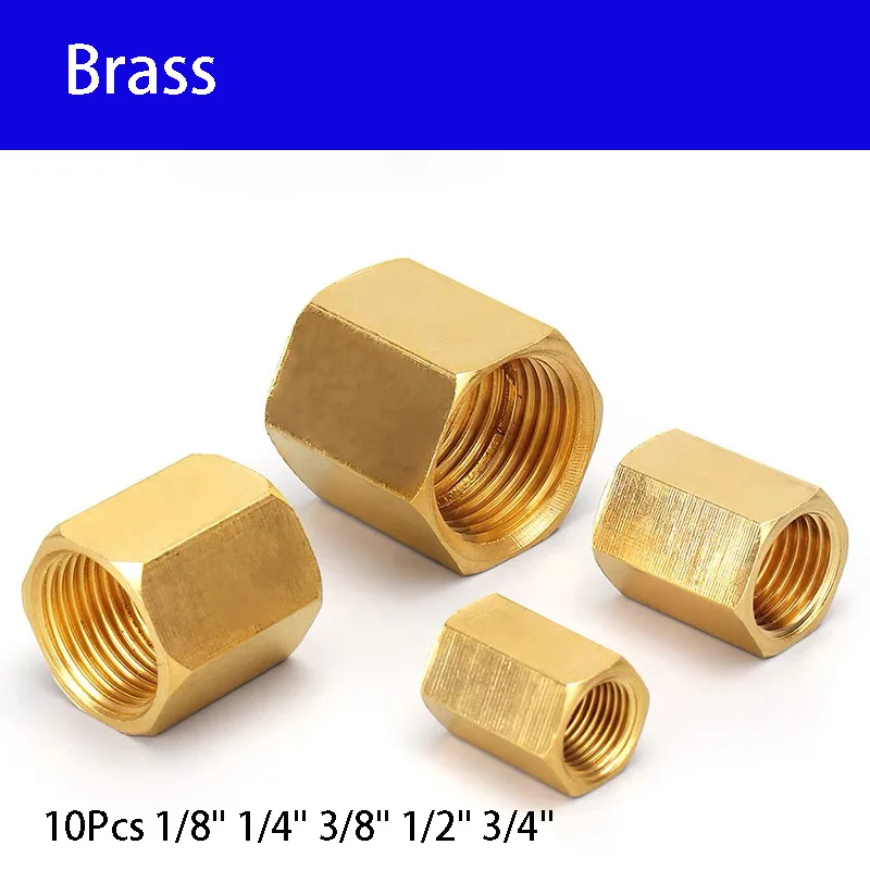 10Pcs 1/8" 1/4" 3/8" 1/2" 3/4" BSP Female Thread Brass Pipe Fittings Hex Nut Rod Connector Coupling For Water Fuel Gas
10Pcs 1/8" 1/4" 3/8" 1/2" 3/4" BSP Female Thread Brass Pipe Fittings Hex Nut Rod Connector Coupling For Water Fuel Gas