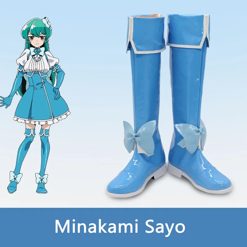 Махоу Shoujo ni Akogarete Gushing over Волшебные девушки Minakami Sayo Косплей Костюмные ботинки ручной работы синие ботинки из искусственной кожи
Махоу Shoujo ni Akogarete Gushing over Волшебные девушки Minakami Sayo Косплей Костюмные ботинки ручной работы синие ботинки из искусственной кожи