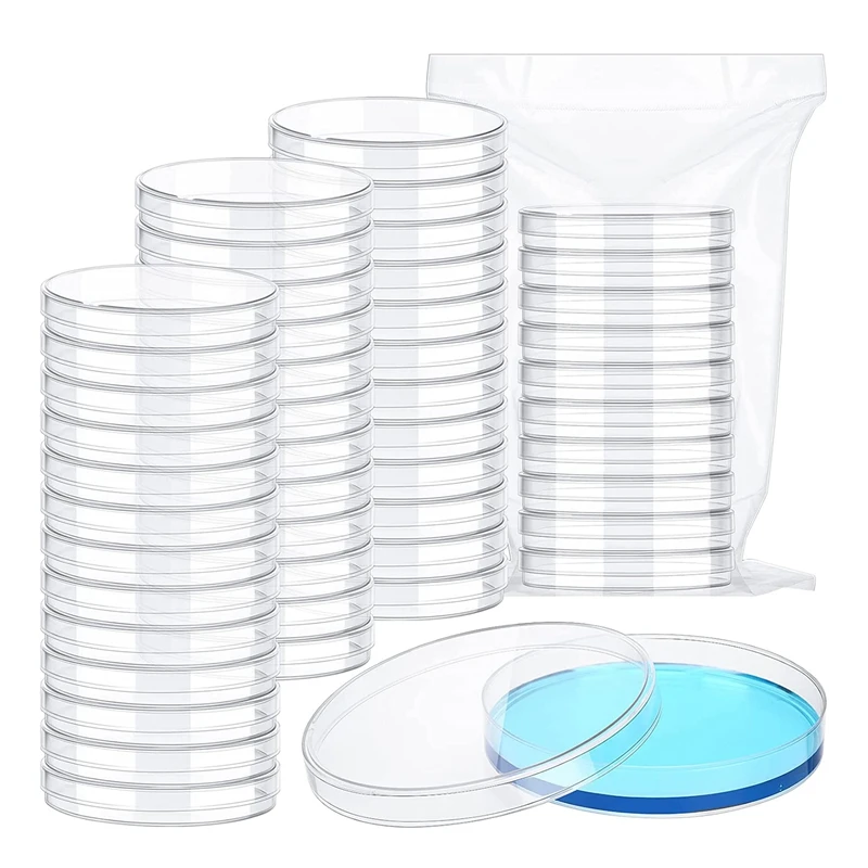 120Piece Sterile Plastic Petri Dishes With Lid, Sterile Petri Dish Cell Culture Dishes
120Piece Sterile Plastic Petri Dishes With Lid, Sterile Petri Dish Cell Culture Dishes