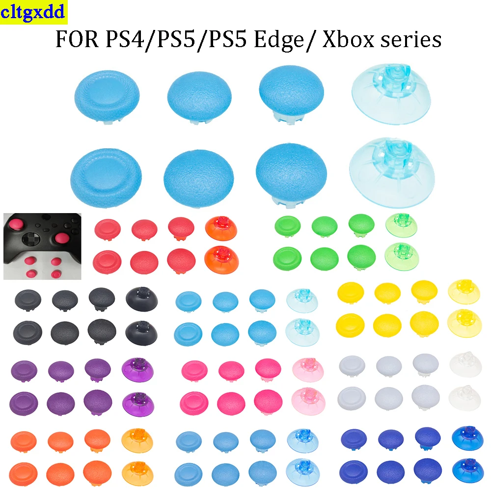 

cltgxdd 1 set suitable for PS4 PS5 PS5 Edge Elite Xbox Series S X controller handle 3D thumb rod cap accessory mushroom cap