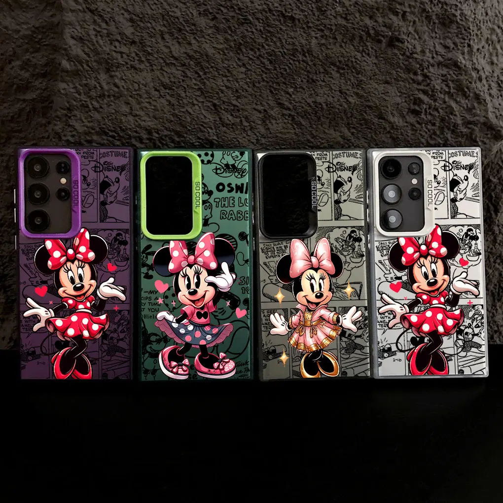 Minnie Mouse Disneys Cartoon S25 Case For Samsung S25 S24 Ultra For Galaxy S23 S22 S21 FE S20 Ultra Plus Shockproof Phone Cover Minnie Mouse Disneys Cartoon S25 Case For Samsung S25 S24 Ultra For Galaxy S23 S22 S21 FE S20 Ultra Plus Shockproof Phone Cover