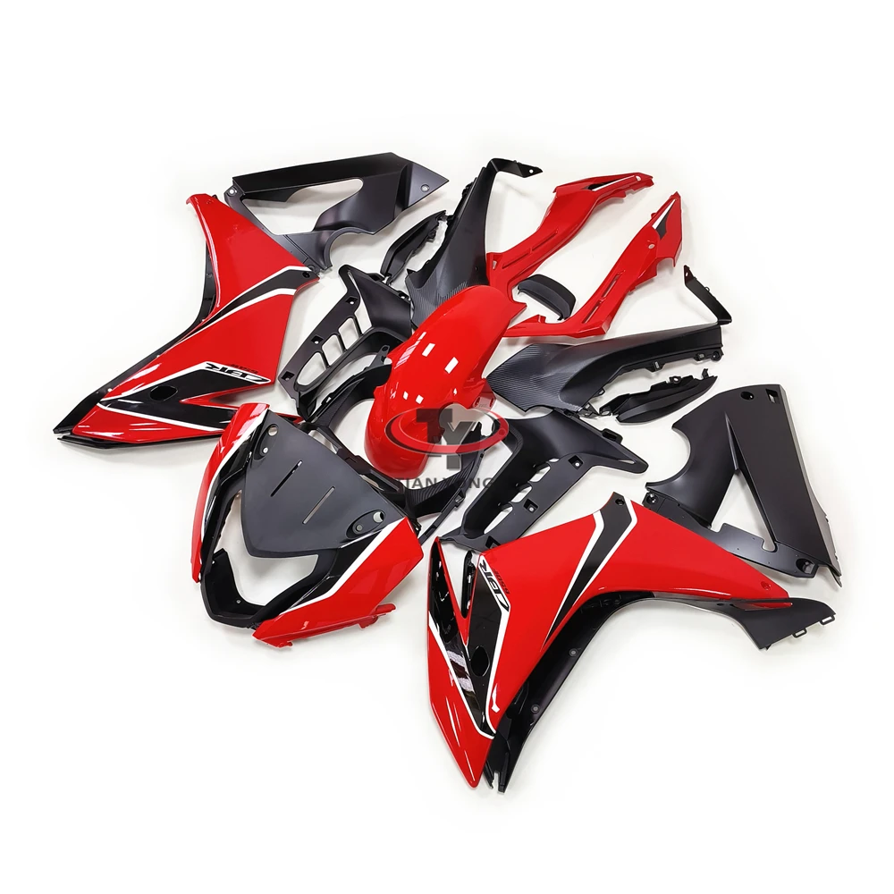 Капот для кузова ярко-красный и черный и белый тянущийся мотоцикл для CBR650F CBR650 F 2014 2015 2016 полный комплект обтекателей Инжекционный