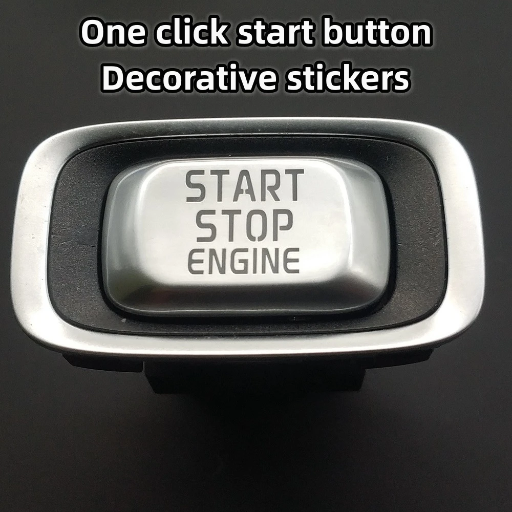 For Volvo One Click Start Button Decoration Sticker V40/V60/XC60/S60L/S80L Button Modification Sticker 
For Volvo One Click Start Button Decoration Sticker V40/V60/XC60/S60L/S80L Button Modification Sticker