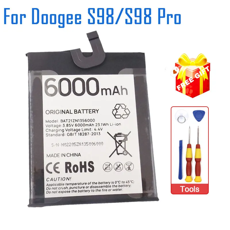 Аккумулятор Doogee S98 Pro, оригинальный аккумулятор S98, встроенный аккумулятор для сотового телефона, аксессуары для ремонта смартфона DOOGEE S98 Pro
Аккумулятор Doogee S98 Pro, оригинальный аккумулятор S98, встроенный аккумулятор для сотового телефона, аксессуары для ремонта смартфона DOOGEE S98 Pro