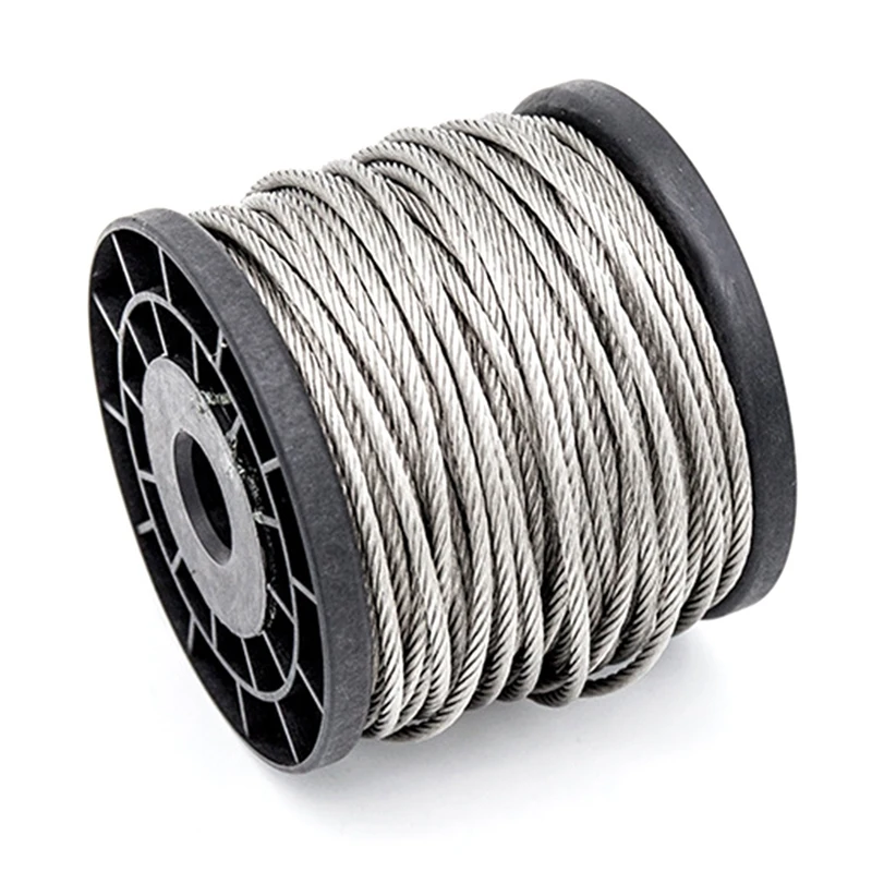 1.5Mm Diameter 7X7 Structure Of 304 Stainless Steel Wire Rope Alambra Cable Softer Fishing Lifting Electric Load-Bearing Rope
1.5Mm Diameter 7X7 Structure Of 304 Stainless Steel Wire Rope Alambra Cable Softer Fishing Lifting Electric Load-Bearing Rope