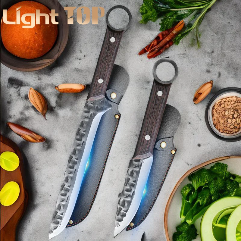 Handmade Forged Meat Cleaver Cutter Boning Knives Cooking Knife Multifunction Outdoor Knife Camping Knife Hunting Knife
Handmade Forged Meat Cleaver Cutter Boning Knives Cooking Knife Multifunction Outdoor Knife Camping Knife Hunting Knife