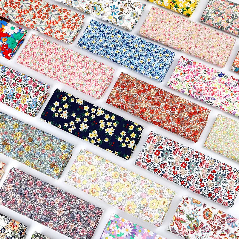 100*150cm Cotton Poplin Floral Printed Fabric Children's Clothing Dress Sewing Fabric Handmade Patchwork DIY Material
100*150cm Cotton Poplin Floral Printed Fabric Children's Clothing Dress Sewing Fabric Handmade Patchwork DIY Material