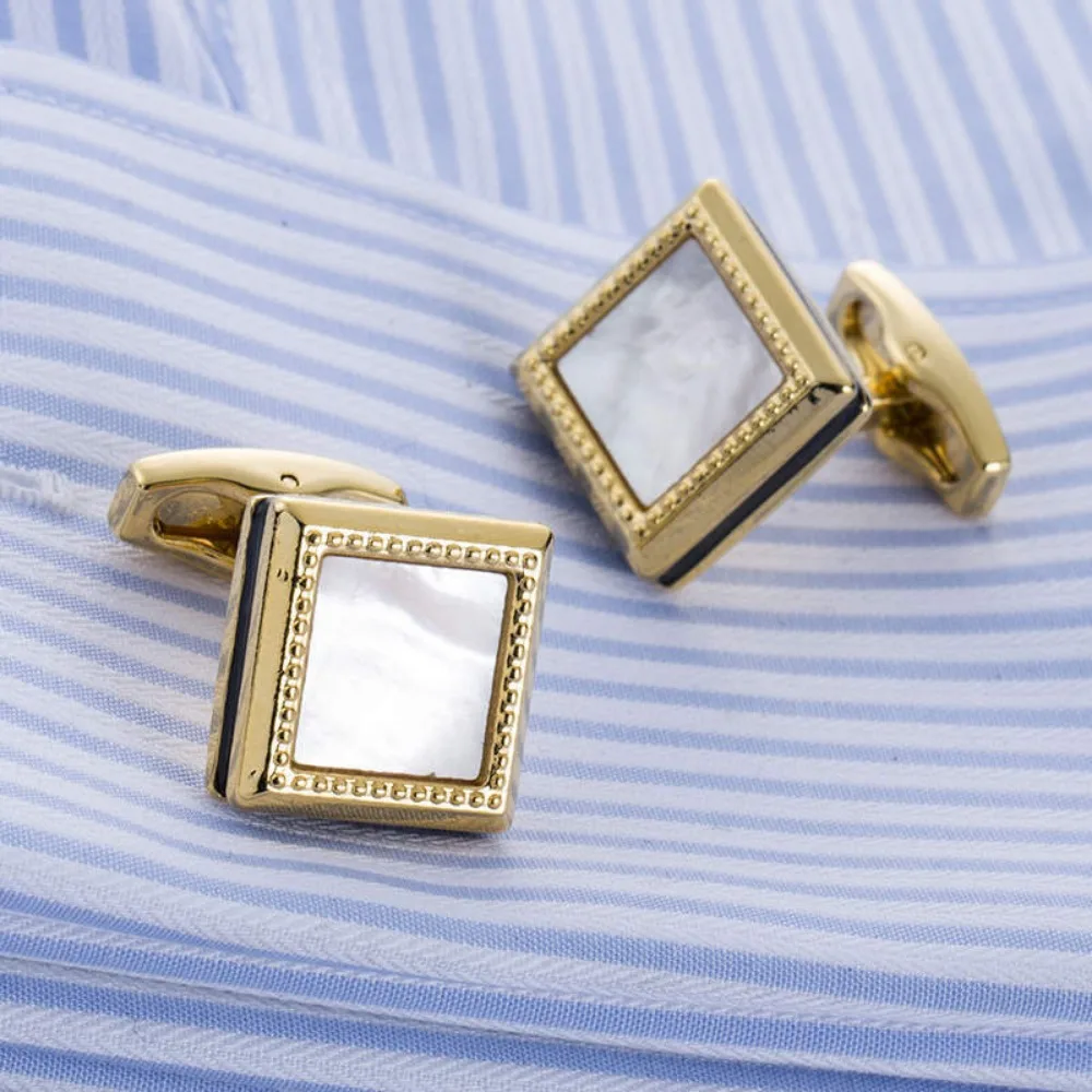 

Высококачественные запонки в форме будильника с кристаллами для мужчин французские рубашки Деловые пуговицы ювелирные изделия аксессуары Подарки для мужчин