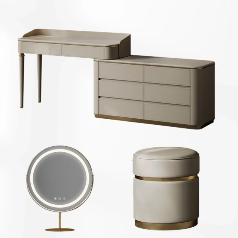 

Luxurious dressing table combination modern simple and advanced pure natural Cary Kethleen marble.