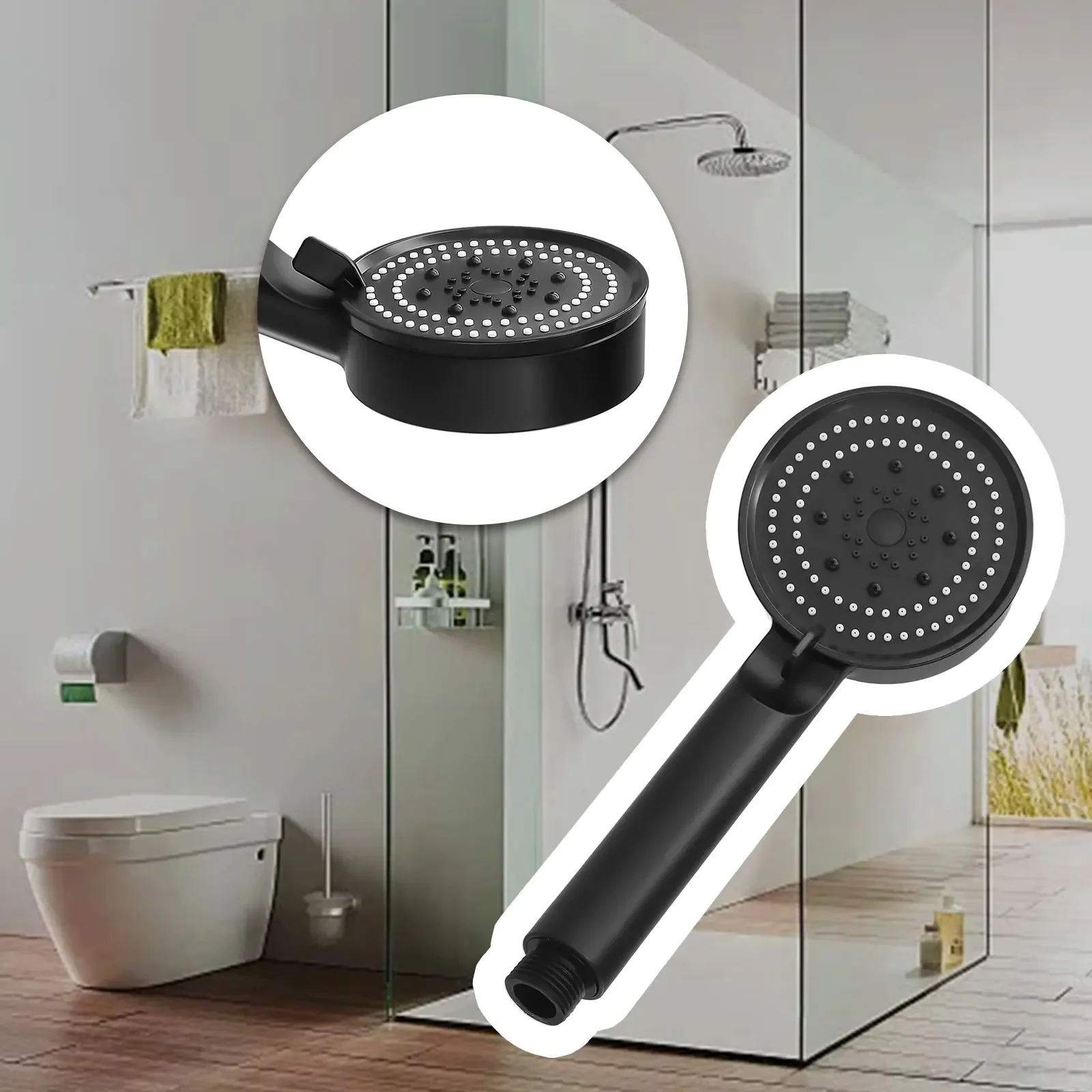Hand Hold Shower Head 5 Modes Adjustment Bathroom Hand Shower Head High Pressure Shower Head Set Fixed Support Type
Hand Hold Shower Head 5 Modes Adjustment Bathroom Hand Shower Head High Pressure Shower Head Set Fixed Support Type