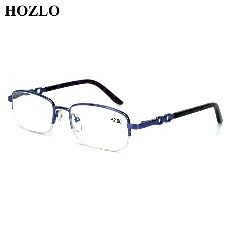 

Fashion Men Semi Rim Metal Reading Glasses Magnifier Male Presbyopia Eyeglasses Read Book Newspaper Spectacles +1.0,+2.0,+3.0,+4