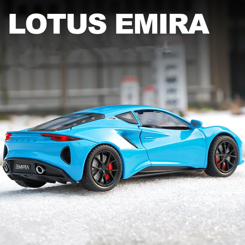 Модель спортивного автомобиля Lotus Emira в масштабе 1:24, модель литая металлической гоночной машины, модель модели искусственной кожи, коллекция детских игрушек, подарок
Модель спортивного автомобиля Lotus Emira в масштабе 1:24, модель литая металлической гоночной машины, модель модели искусственной кожи, коллекция детских игрушек, подарок