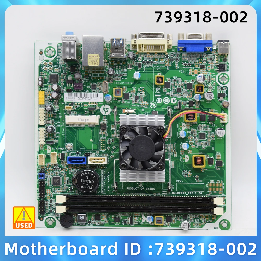 Для HP 844844-001 встроенной детской материнской платы 739318-002 с интегрированным процессором DDR3 ITX
Для HP 844844-001 встроенной детской материнской платы 739318-002 с интегрированным процессором DDR3 ITX
