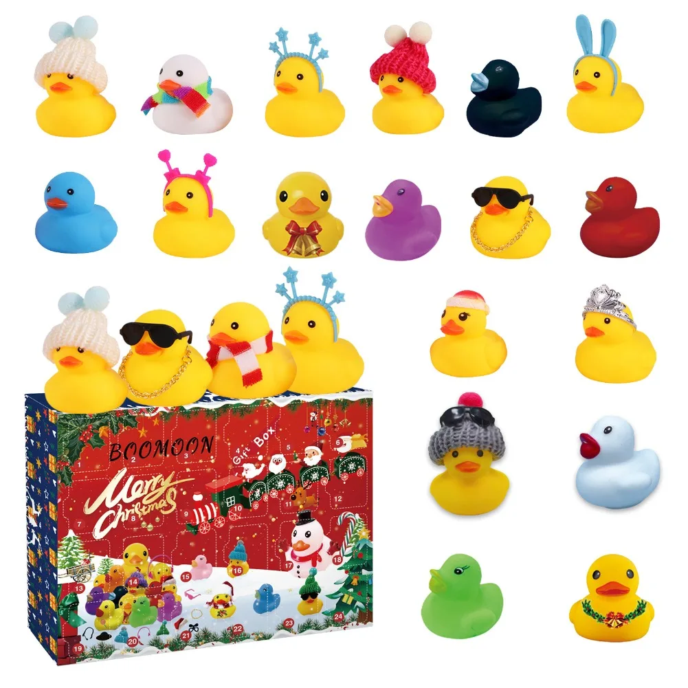24 Pcs Rubber Ducks Bath Toys Christmas Blind Box Toy Ducks Mini Ducks for Kids Boys Girls Party Decoration Cruise Ducks Rubber
24 Pcs Rubber Ducks Bath Toys Christmas Blind Box Toy Ducks Mini Ducks for Kids Boys Girls Party Decoration Cruise Ducks Rubber