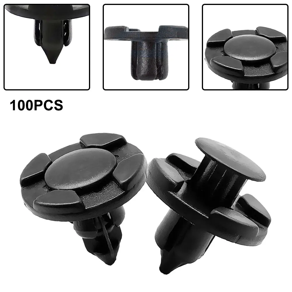 100pcs 8mm Nylon Bumper Fastener Rivets Push Type Clamp Clips Expansion Screws Fastener Clips For Nissan 01553-09321
100pcs 8mm Nylon Bumper Fastener Rivets Push Type Clamp Clips Expansion Screws Fastener Clips For Nissan 01553-09321