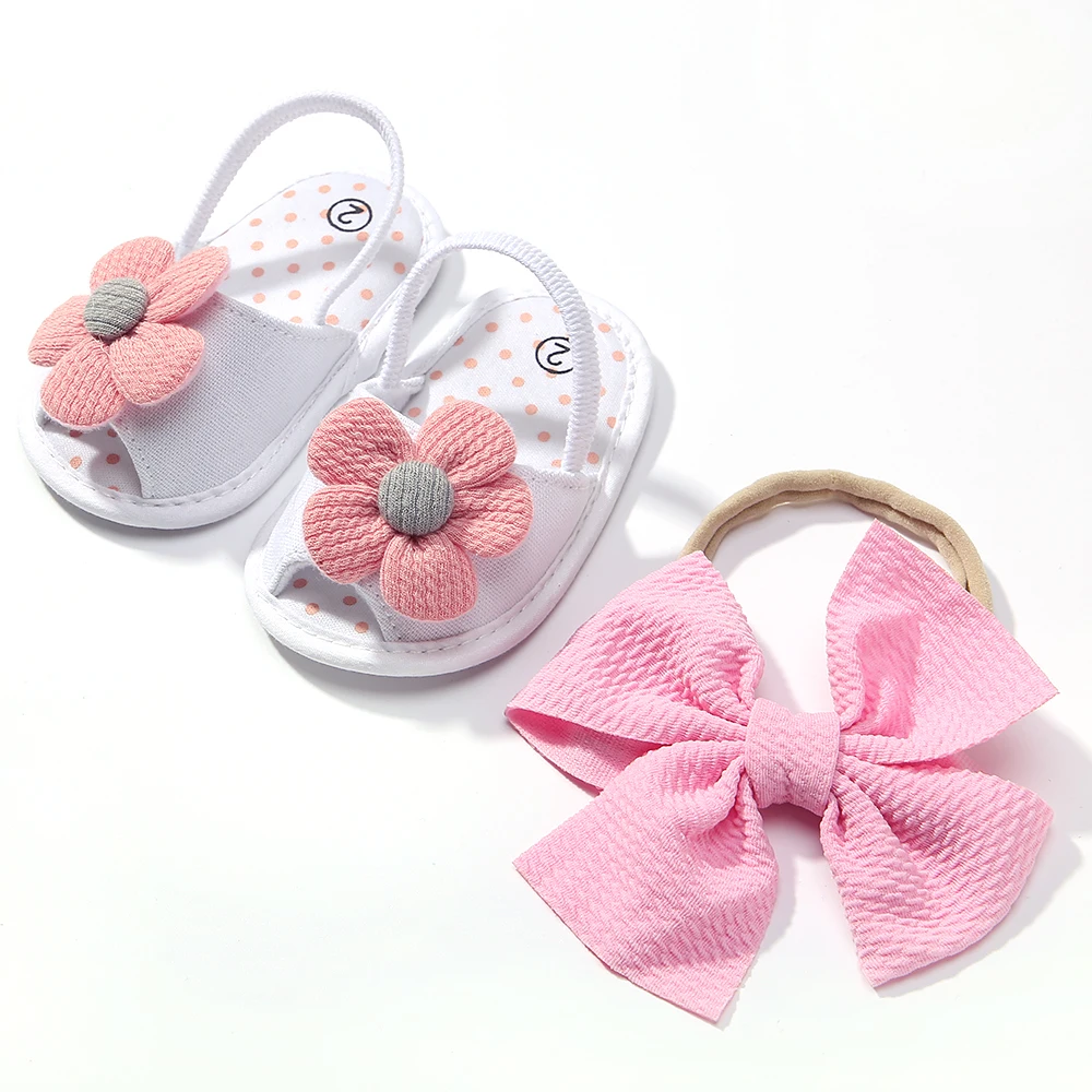 0~12M Newborn Baby Flower Shoes Sandals Headband Set Kids Bows Anti Slip Toddler Infant First Walker Girls Soft Baby Shoes
0~12M Newborn Baby Flower Shoes Sandals Headband Set Kids Bows Anti Slip Toddler Infant First Walker Girls Soft Baby Shoes