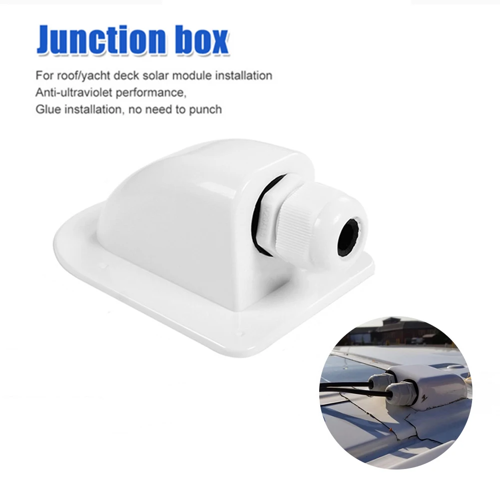 Single/Double Wire Motorhome Caravan Boat Junction Box Roof Wire Entry Cable Connector Holder Entry Gland Box Camper Accessories Single/Double Wire Motorhome Caravan Boat Junction Box Roof Wire Entry Cable Connector Holder Entry Gland Box Camper Accessories