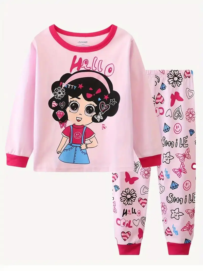 2pcs Boys Casual Carton Dinosaur Printed Pajamas Sets 13 S0fc7ed1fa67040da8b7a4605ad7f195b6