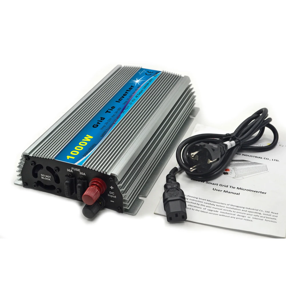 1000W Solar Grid Tie Inverter DC20V-45V to AC120 or 230V Pure Sine Wave MPPT Micro Inverter
1000W Solar Grid Tie Inverter DC20V-45V to AC120 or 230V Pure Sine Wave MPPT Micro Inverter