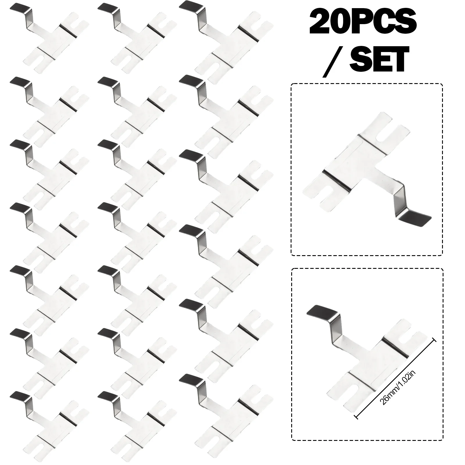 Battery Pack Nickel Sheets No Spots Spot Weldable 2.6cm/1.02inches 20pcs Nickel Plated Steel No Oxidation No Scratches
Battery Pack Nickel Sheets No Spots Spot Weldable 2.6cm/1.02inches 20pcs Nickel Plated Steel No Oxidation No Scratches
