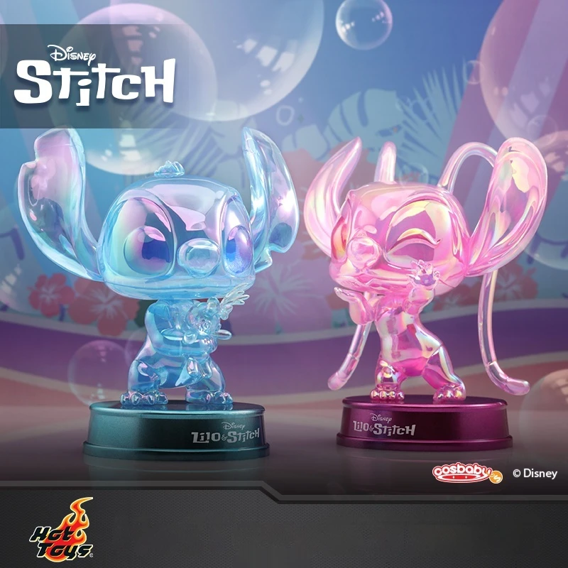 

Hot Toys Disney Lilo&Stitch Stitch And Little Kim Angel Illusion Edition Cosbaby Mini Collection Doll Decoration Children'S Toys