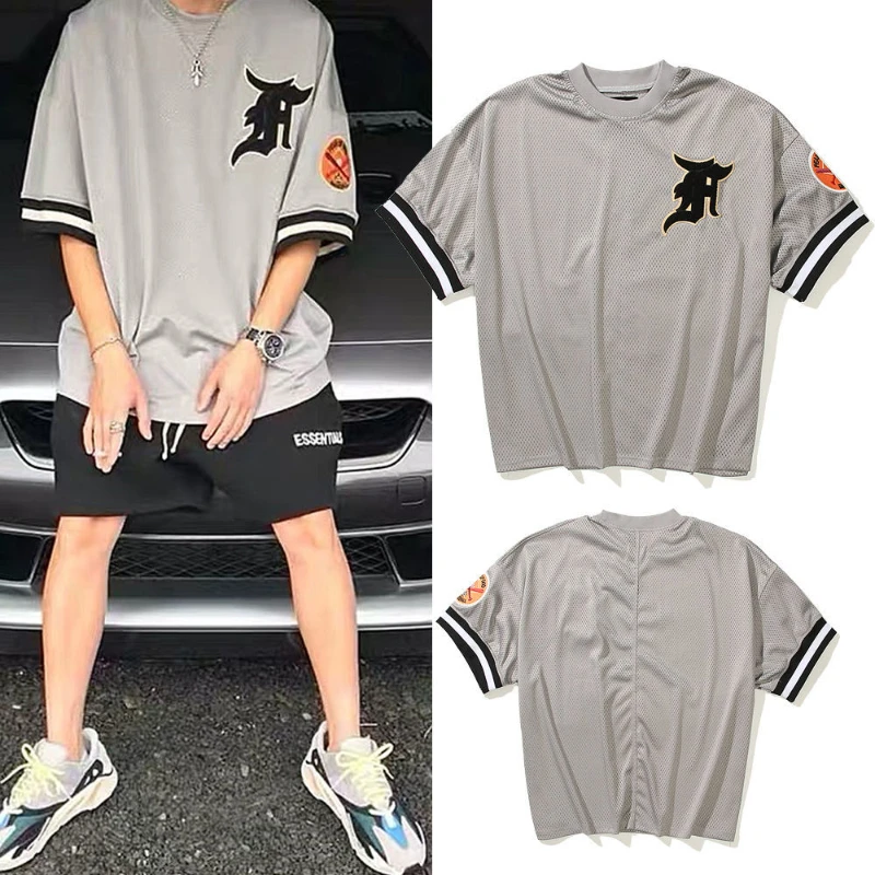 Hip Hop Street Fashion Men's Women's Polyester Cotton Oversized T-Shirt Short Sleeve Basketball Breathable Kanye Half Sleeve Top
Hip Hop Street Fashion Men's Women's Polyester Cotton Oversized T-Shirt Short Sleeve Basketball Breathable Kanye Half Sleeve Top