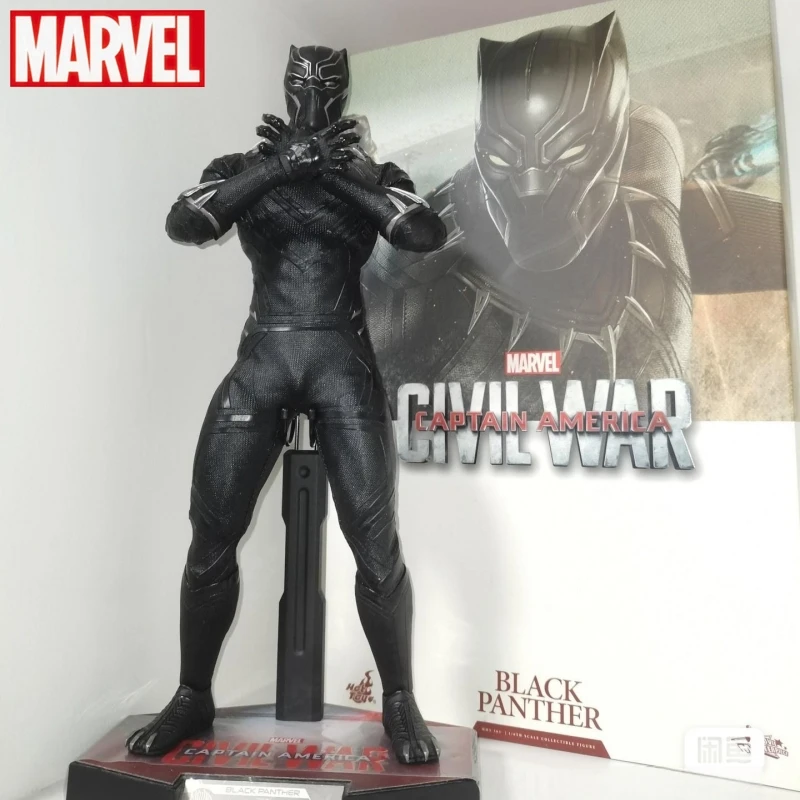 

Hottoys 1/6 Mms363 Captain America 3 Heroes Civil War Black Panther Black Pantheraction Figure Model Hobbies Collection Gifts