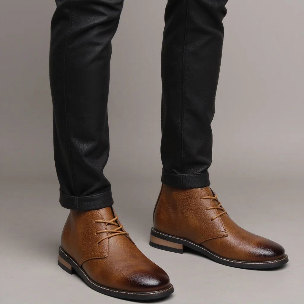 أحذية رجالية جلدية ماركة 2026 مريحة وعصرية وفاخرة أحذية رجالية جلدية ماركة 2026 مريحة وعصرية وفاخرة