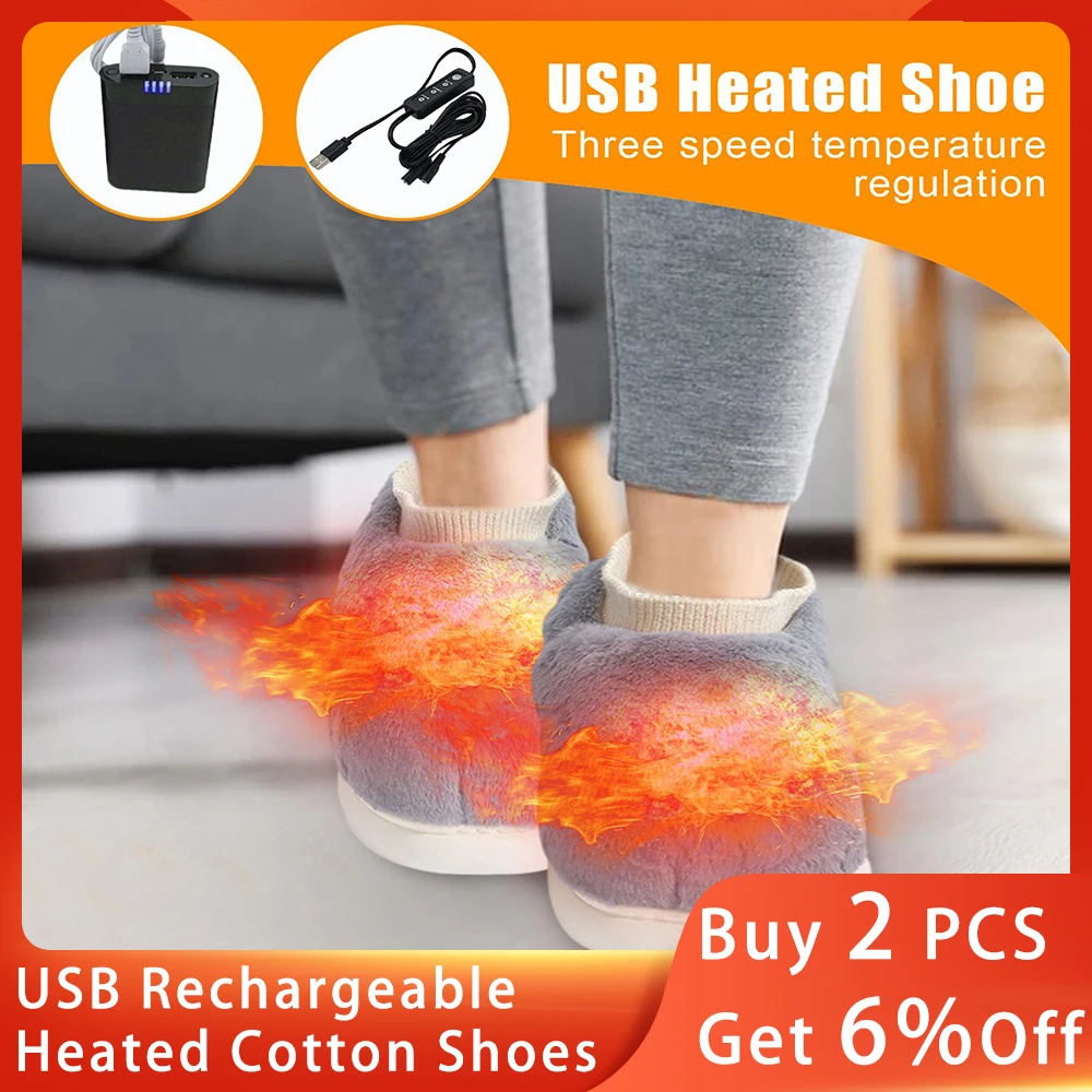 USB Charging Cotton Slippers, 3-speed Adjustable Temperature, Heated Foot Warmer, Soft & Cozy Shaped USB Cotton Slippers
USB Charging Cotton Slippers, 3-speed Adjustable Temperature, Heated Foot Warmer, Soft & Cozy Shaped USB Cotton Slippers