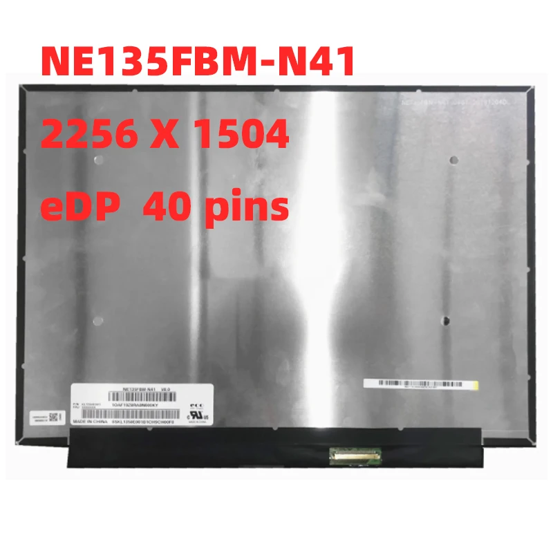 

For Acer Swift 3 SF313-52 SF313-53 13.5"inch Laptop Display LCD LED Screen NE135FBM-N41 V8.1 EDP 40Pins 2256x1504 ips