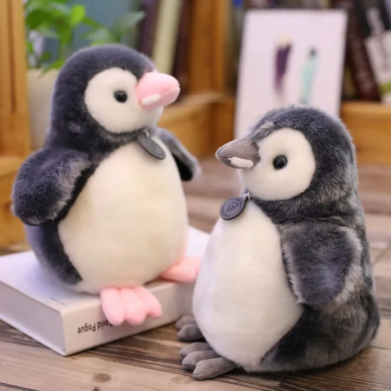 

Simulation Emperor Penguin Doll Cute Animal Plush Toy 8 inch Penguin Doll for Claw Grab Machine Festival Activity Rag Doll