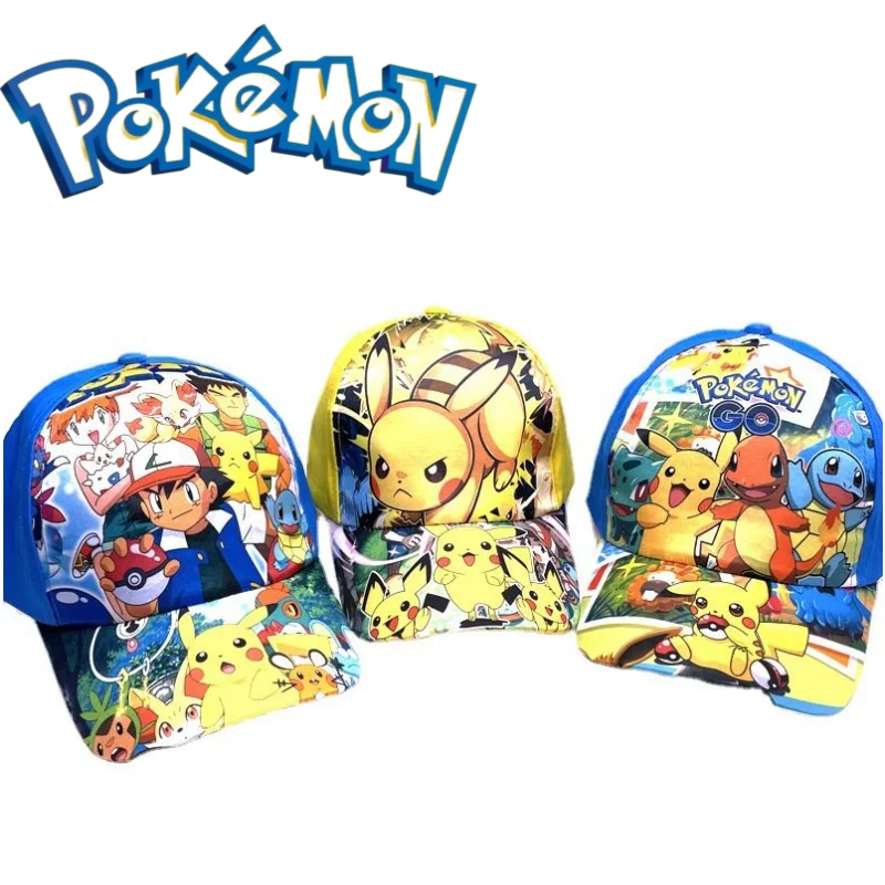 Pokemon series Pikachu anime cartoon children's hat baseball cap printed Pokemon peaked cap new fashion kids sun visor trend
Pokemon series Pikachu anime cartoon children's hat baseball cap printed Pokemon peaked cap new fashion kids sun visor trend