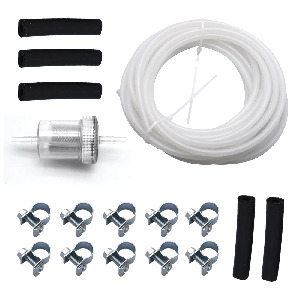 5 Meter Transparent Heater Fuel Pipe Set Fuel Filter Hose Pipe Line Clip Kit Fit For Webasto Eberspacher Diesel
5 Meter Transparent Heater Fuel Pipe Set Fuel Filter Hose Pipe Line Clip Kit Fit For Webasto Eberspacher Diesel