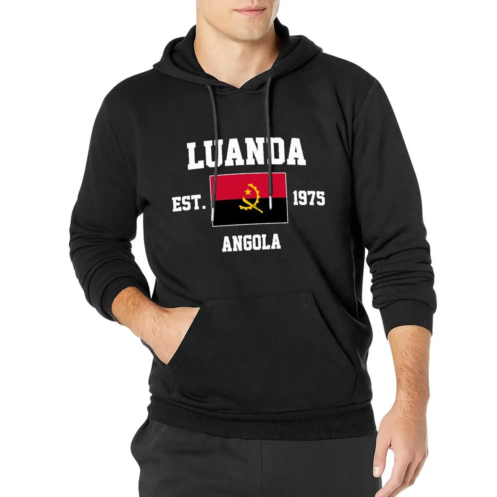 Men Women Hoodies Angola EST.1975 Luanda Capital Hoodie Pullover Hooded Hip Hop Sweatshirt Cotton Unisex
Men Women Hoodies Angola EST.1975 Luanda Capital Hoodie Pullover Hooded Hip Hop Sweatshirt Cotton Unisex