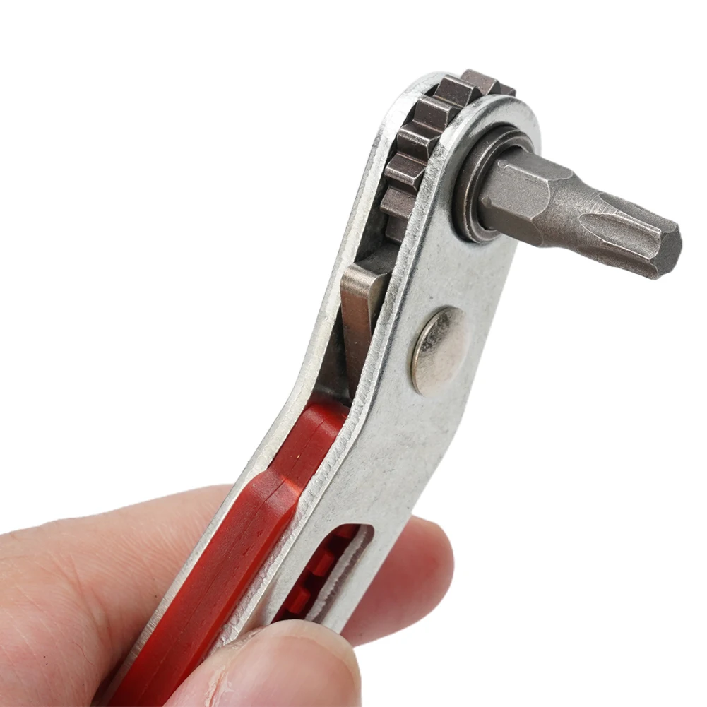 Hand Tools Screwdriver Bit Home Small Ratchet Wrench 16 Teeth 90 Degree Offset Chrome Vanadium Steel Brand New
Hand Tools Screwdriver Bit Home Small Ratchet Wrench 16 Teeth 90 Degree Offset Chrome Vanadium Steel Brand New