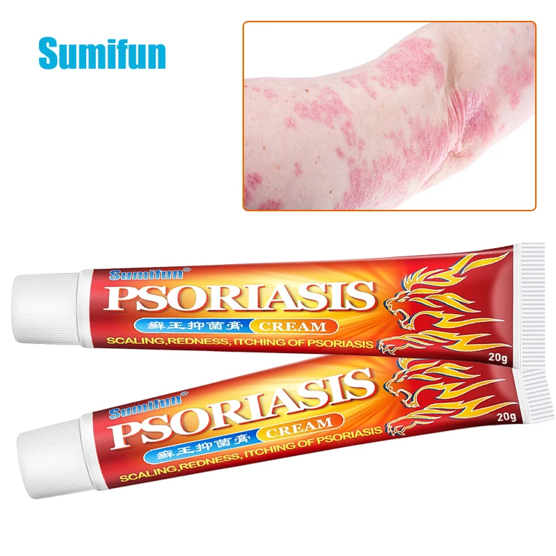 

Sumifun 20g Skin Psoriasis Cream Treatment Dermatitis Eczematoid Eczema Ointment Anti-Itching Antibacterial Antipruritic Cream