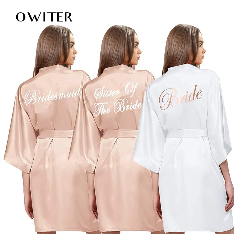 Plus Size 3/4XL Silk Satin Robe Bride Robe Bridesmaid Robes Women Wedding Robes Bridal Robes Dressing Bathrobe Team Bride Gold
Plus Size 3/4XL Silk Satin Robe Bride Robe Bridesmaid Robes Women Wedding Robes Bridal Robes Dressing Bathrobe Team Bride Gold
