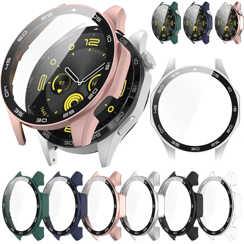 Smart Watch Case For Huawei watch gt4 46mm PC Screen Protector Cover With Tempered All-Around Frame Bumper Shell Protection
Smart Watch Case For Huawei watch gt4 46mm PC Screen Protector Cover With Tempered All-Around Frame Bumper Shell Protection