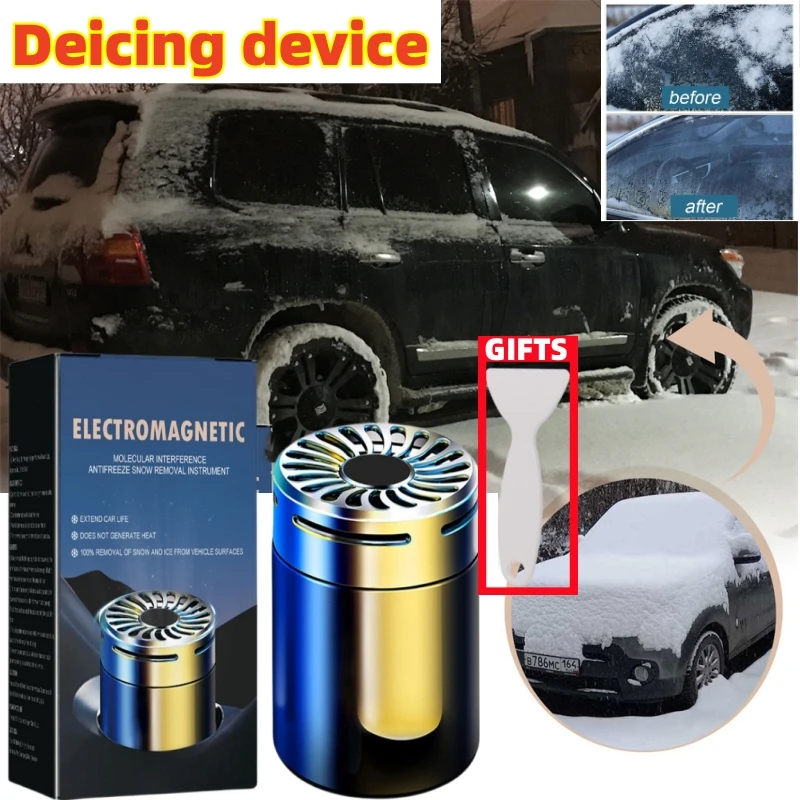 Car Glass Defroster Electromagnetic Deicer Fast Efficient Deicing Device Solar Car Fragrance Defrosting Tool Car Accessories
Car Glass Defroster Electromagnetic Deicer Fast Efficient Deicing Device Solar Car Fragrance Defrosting Tool Car Accessories
