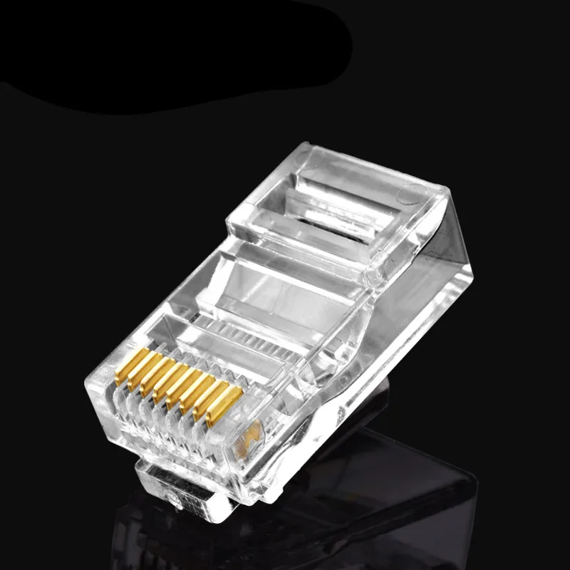 Network crystal head monitoring connector computer network head RJ45 plug 8p8c crystal head network cable connector
Network crystal head monitoring connector computer network head RJ45 plug 8p8c crystal head network cable connector