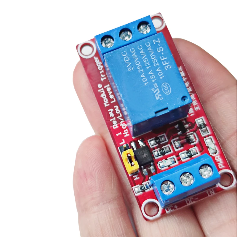 

1Pcs 1 2 4 6 8 Way Relay Module With Optocoupler Relay Output 5V 12V 24V For Arduino PLC Automation Equipment Control Red