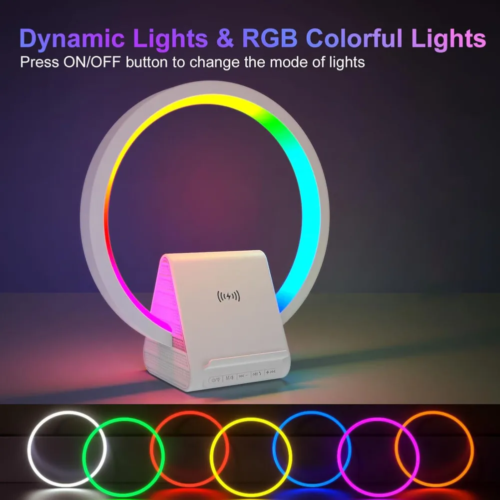 Dimmable Light With Fast Wireless Charger Speaker Phone Holder 15W Max Wireless Charging Table Lamp For Bedroom Dorm
Dimmable Light With Fast Wireless Charger Speaker Phone Holder 15W Max Wireless Charging Table Lamp For Bedroom Dorm