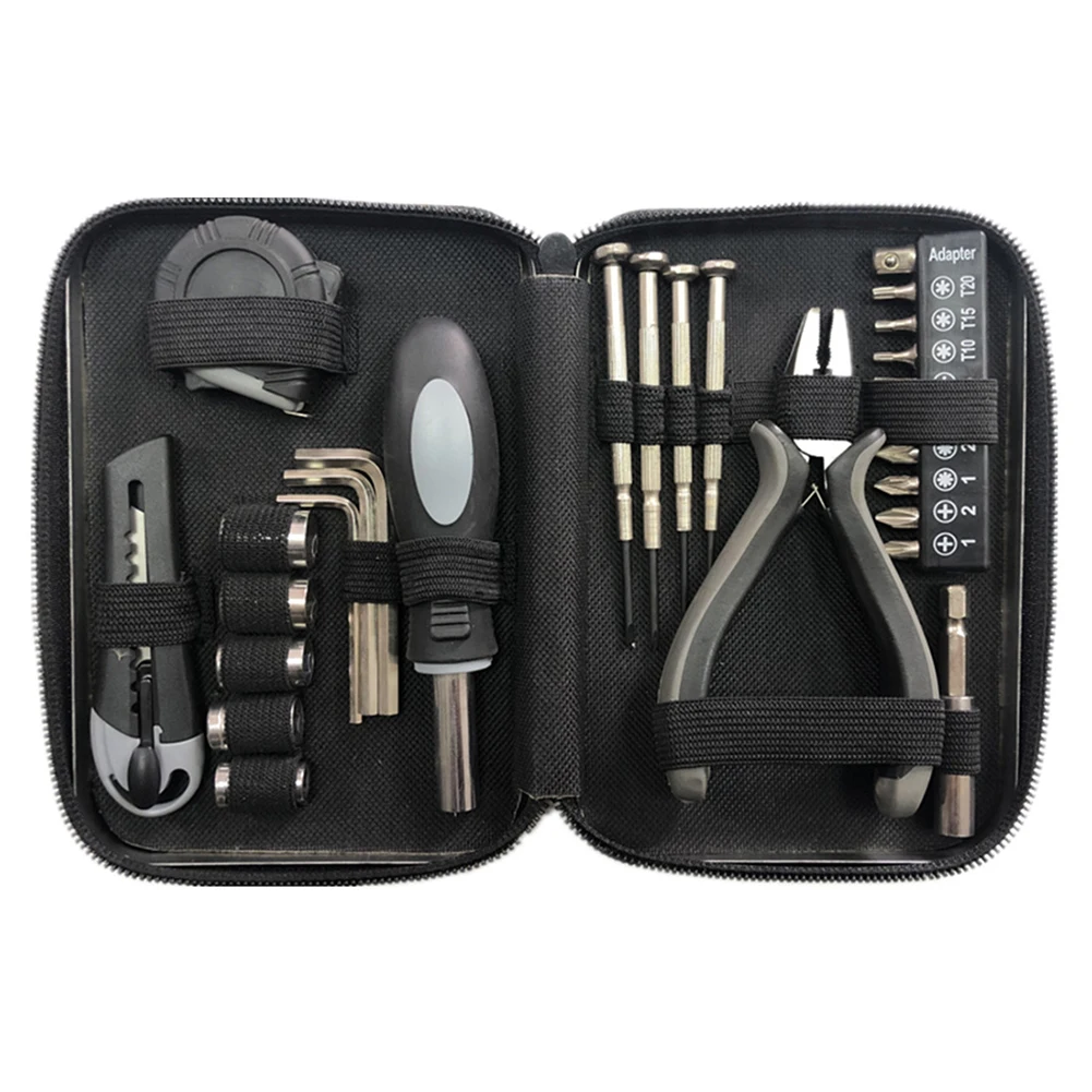27pcs Screwdriver Socket Pliers Repairing Tool Kit Tinplate Box For Car Clock Machinery Home Improvement Manual Tools Set
27pcs Screwdriver Socket Pliers Repairing Tool Kit Tinplate Box For Car Clock Machinery Home Improvement Manual Tools Set