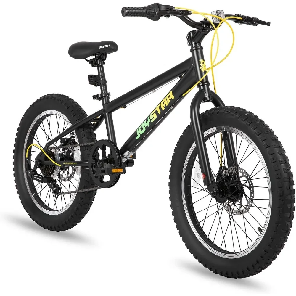 

Mountain Bike 20 Inch Mountain Bike for Kids Ages 7-12 Year Old, 7 Speed Shimano Drivetrain, Fat Tire Bike,Bicycles Bicicleta