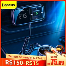 Baseus FM Modulator Transmitter Bluetooth 5.0 FM Radio 3.1A USB Car Charger Handsfree Car Kit Wireless Aux Audio FM Transmiter Baseus FM Modulator Transmitter Bluetooth 5.0 FM Radio 3.1A USB Car Charger Handsfree Car Kit Wireless Aux Audio FM Transmiter