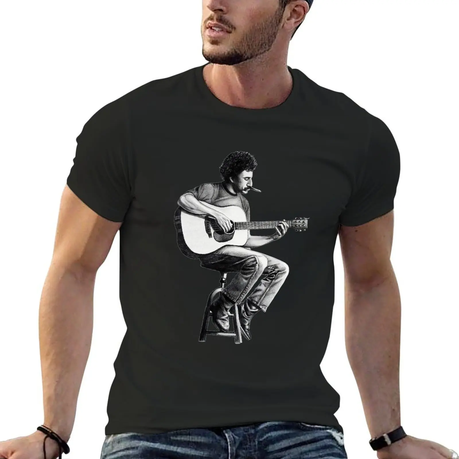 

Classic Popart Jim Croce 70s Rock T-shirt cute tops graphics summer clothes funnys plain t shirts men