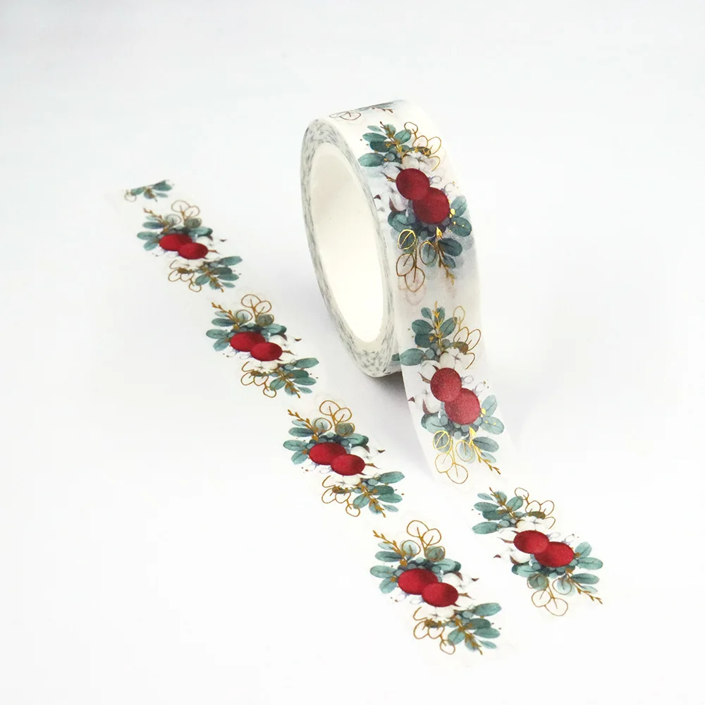 1PCS 15mm*10M Christmas Floral and Fruits Washi Tape Scrapbook Paper Masking Adhesive Merry Christmas Washi Tape
1PCS 15mm*10M Christmas Floral and Fruits Washi Tape Scrapbook Paper Masking Adhesive Merry Christmas Washi Tape